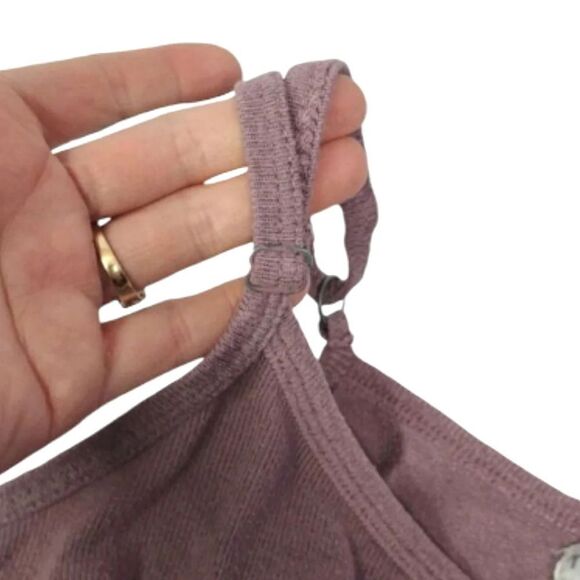 Torrid Lounge VTG Y2K Purple Knit Sharkbite Sleep Tank Top Plussize 2X - Picture 7 of 13